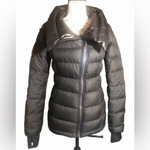 Athleta Black Down Coat women pufferSize XXS